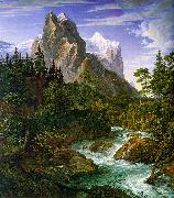 Joseph Anton Koch The Wetterhorn with the Reichenbachtal china oil painting reproduction